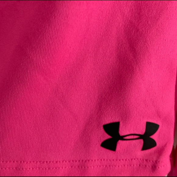 Under Armour Neon Pink Half Zip Athletic Top - Picture 3 of 4